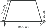 Лист нержавеющий  40х1000х1000 мм.  AISI310S (10Х23Н18) горячекатаный,  матовый
